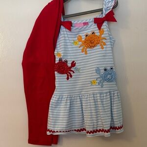 Good Lad Blue and White Striped Top